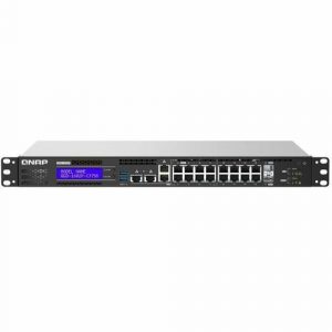 QNAP QGD-1602P-C3558-8G Ethernet Switch - 16 Ports - Manageable - Gigabit Ethernet, 10 Gigabit Ethernet, 2.5 Gigabit Ethernet - 10/100/1000Base-T, 2.5GBase-T, 10GBase-X, 1000Base-X - 2 Layer Supported - - QGD-1602P-C3558-8GUS