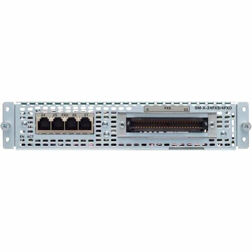 Cisco FIXED PORT HIGH DNSITY ANALG VICE SRVICE MDUL FRI SR4K REMAN SM-X-24FXS/4FXO-RF