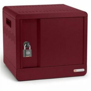 Bretford CUBE Micro Station Charging Cabinet - Up to 14" Screen Support - 10 Devices Supported - 16.50" Height x 18.20" Width x 17" Depth - Countertop, Wall - TVS10PAC-MA