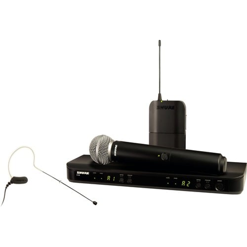 Shure BLX1288/MX153 Wireless Microphone System - 596 MHz to 616 MHz Operating Frequency - 50 Hz to 15 kHz Frequency Response - 300 ft Operating Range BLX1288/MX153-J11 - BLX1288/MX153-J11