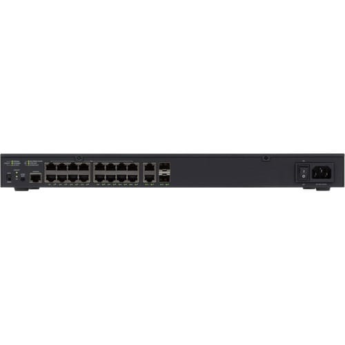 Vaddio EasyIP Switch - 14 Ports - Manageable - Gigabit Ethernet, Ethernet - 1000Base-T, 1000Base-X, 10Base-T - 3 Layer Supported - Modular - 2 SFP Slots - 168 - 999-11208-000 - Image 4