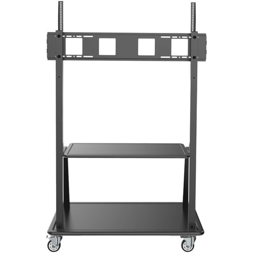 Eaton Tripp Lite Series Heavy-Duty Rolling TV Cart for 60" to 105" Flat-Screen Displays, Locking Casters, Black - Up to 105? Screen Support - 330.69 lb Load Capacity - DMCS60105XXDD - Image 2