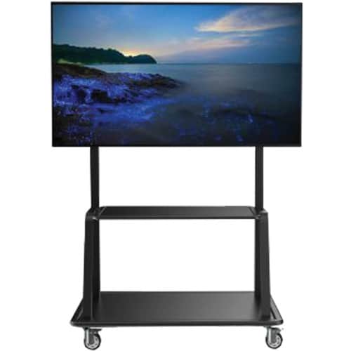 Eaton Tripp Lite Series Heavy-Duty Rolling TV Cart for 60" to 105" Flat-Screen Displays, Locking Casters, Black - Up to 105? Screen Support - 330.69 lb Load Capacity - DMCS60105XXDD - Image 4