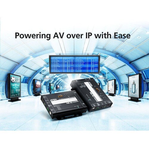 4K HDMI OVER POE IP EXTENDER RECEIVER - VE8952R - Image 4