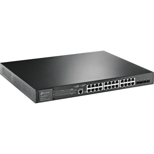 TP-Link TL-SG3428XMP -Jetstream 24 Port Gigabit Smart Managed L2+ PoE switch - 24 PoE+ Port @384W - 4 * 10GE SFP+ Slots - Omada SDN Integrated - IPv6 - TL-SG3428XMP - Image 2