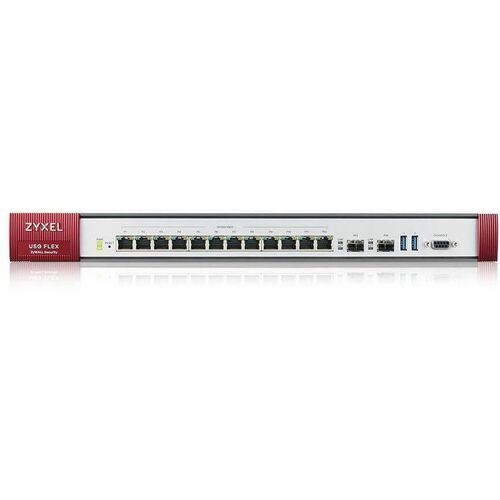 ZYXEL USGFLEX700 - UTM Cyber Security and VPN Firewall | Hardware Only | Nebula Cloud Option - Hardware with Optional UTM Services Web Filtering, Ransomware Blocking, Sandboxing, Anti-Malware, - USGFLEX700