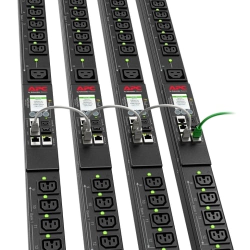 APC by Schneider Electric Rack PDU 9000 Switched, ZeroU, 16A, 230V, (21) C13 & (3) C19, IEC309 Cord - Switched - IEC 60309 (2P+E) 16A - 21 x - APDU9959EU3 - Image 4