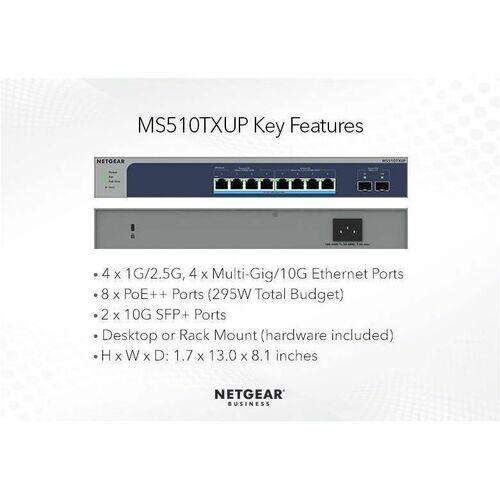 8PORT MG/10G POE++ SMART - MS510TXUP-100NAS - Image 11