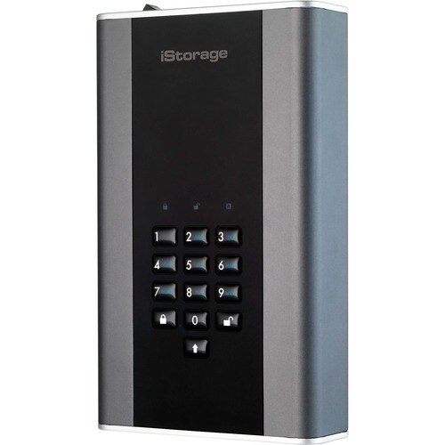 iStorage diskAshur DT2 18 TB Secure Encrypted Desktop Hard Drive | FIPS Level-3 | Password protected | Dust/Water Resistant. IS-DT2-256-18000-C-X - Thin Client Device Supported - USB 3.2 - IS-DT2-256-18000-C-X - Image 3