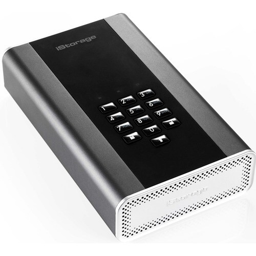 iStorage diskAshur DT2 18 TB Secure Encrypted Desktop Hard Drive | FIPS Level-3 | Password protected | Dust/Water Resistant. IS-DT2-256-18000-C-X - Thin Client Device Supported - USB 3.2 - IS-DT2-256-18000-C-X - Image 5