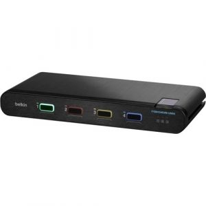 4-PORT SINGLE HEAD DP/HDMI TO DP/HDMI VIDEO SECURE DT KVM SWITCH - F1DN104KVM-UNN4