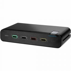 4-PORT DUAL HEAD DP/HDMI TO DP/HDMI VIDEO SECURE DT KVM SW - F1DN204KVM-UN-4