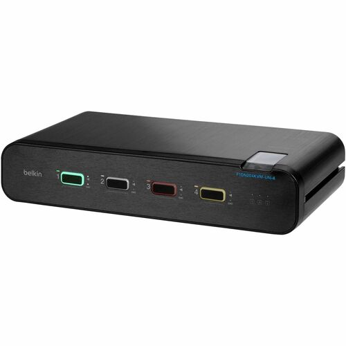 4-PORT DUAL HEAD DP/HDMI TO DP/HDMI VIDEO SECURE DT KVM SW - F1DN204KVM-UN-4