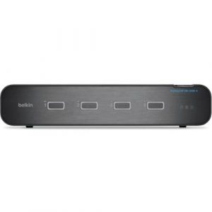 4-PORT DUAL HEAD DP/HDMI TO DP/HDMI VIDEO SECURE DT KVM SWITCH - F1DN204KVM-UNN4