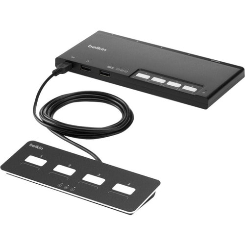 4-PORT DUAL HEAD HDMI MODULAR SECURE KVM SWITCH PP4.0 W/REMOTE - F1DN204MOD-HH-4 - Image 2