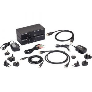 Black Box KVXLCHDP-200 KVM Extender - 2 Computer(s) - 1 Local User(s) - 328.08 ft Range - 4K - 3840 x 2160 Maximum Video Resolution - 4 x - KVXLCHDP-200