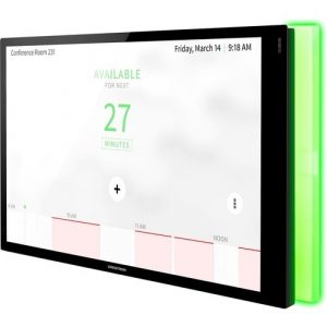 Crestron 10.1 in. Room Scheduling Touch Screen, Black Smooth, with Light Bar - Black Smooth 6511515 - 6511515