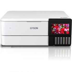 Epson ET-8500 Inkjet Multifunction Printer-Color-Copier/Scanner-5760x1440 dpi Print-Automatic Duplex Print-100 sheets Input-Color Flatbed Scanner-1200 dpi Optical Scan-Wireless LAN-Epson Connect-Android Printing-Mopria - Copier/Printer/Scanner - 5760 x 1440 dpi Print - - C11CJ20201