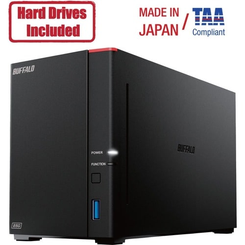 16TB LINKSTATION SOHO 720DB NAS 2X8TB HD INCLUDED 2.5 MULTI-GBE - LS720D1602B - Image 5