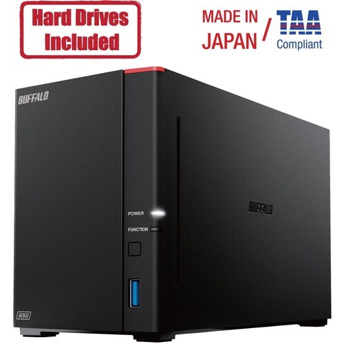 16TB LINKSTATION 720D NAS 2X8TB HD INCLUDED 2.5 MULTI-GBE - LS720D1602 - Image 2