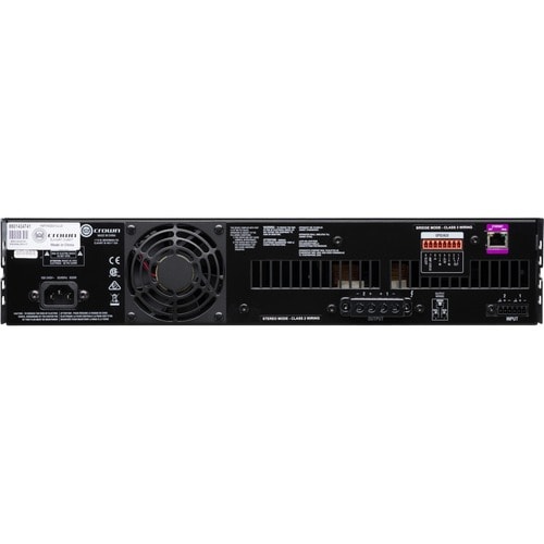 Crown CDi DriveCore 2|1200 Amplifier - 2400 W RMS - 2 Channel - Silver - 20 Hz to 20 kHz - 650 W - Ethernet CRN-CDI2X12VMUS - Image 3