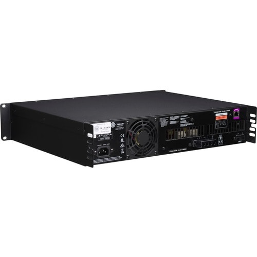 Crown CDi DriveCore 2|1200 Amplifier - 2400 W RMS - 2 Channel - Silver - 20 Hz to 20 kHz - 650 W - Ethernet CRN-CDI2X12VMUS - Image 8