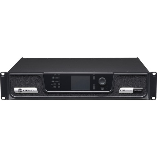 Crown CDi DriveCore 2|1200 Amplifier - 2400 W RMS - 2 Channel - Silver - 20 Hz to 20 kHz - 650 W - Ethernet CRN-CDI2X12VMUS