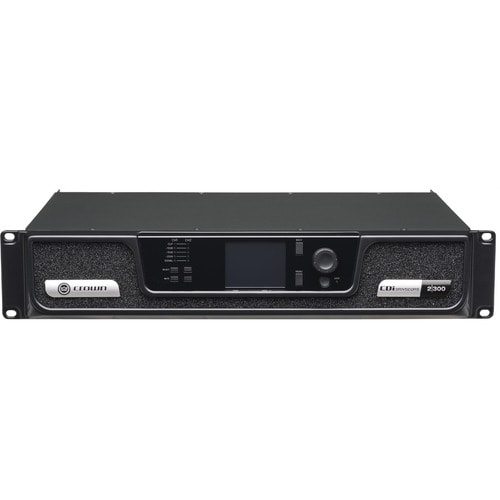 Crown CDi DriveCore 2|300 Amplifier - 600 W RMS - 2 Channel - Black - 0.4% THD - 20 Hz to 20 kHz - 300 W - Ethernet - CRN-CDI2X300VMUS