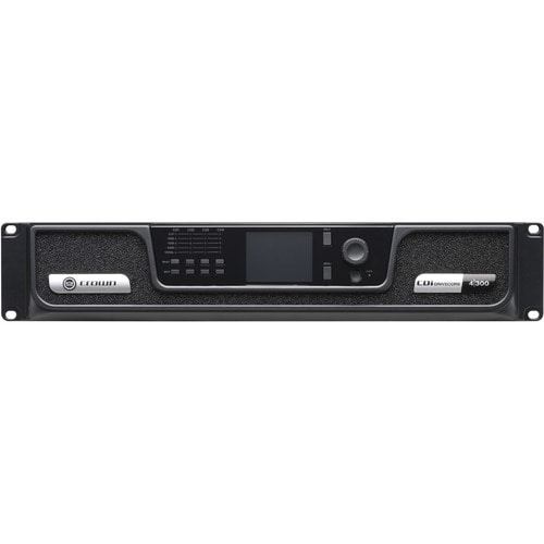 Crown CDi DriveCore 4|300 Amplifier - 1200 W RMS - 4 Channel - 0.4% THD - 20 Hz to 20 kHz - 350 W - Ethernet CRN-CDI4X300VMUS - Image 2