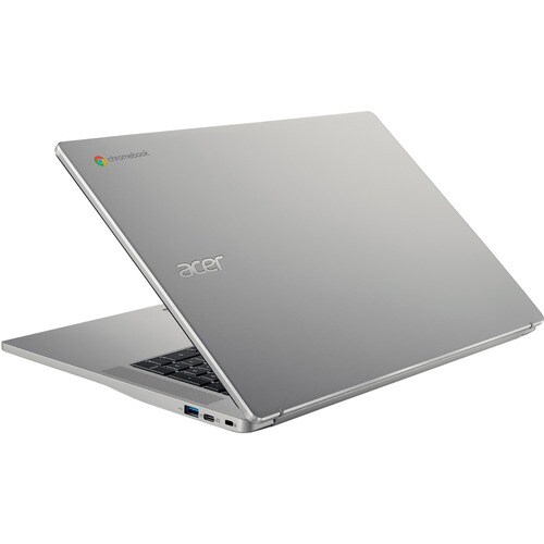 Acer CB317-1H-C994 17.3" Chromebook - Full HD - Intel Celeron N4500 - 4 GB - 64 GB Flash Memory - English (US) Keyboard - Sparkly Silver - 1920 - NX.AQ2AA.001