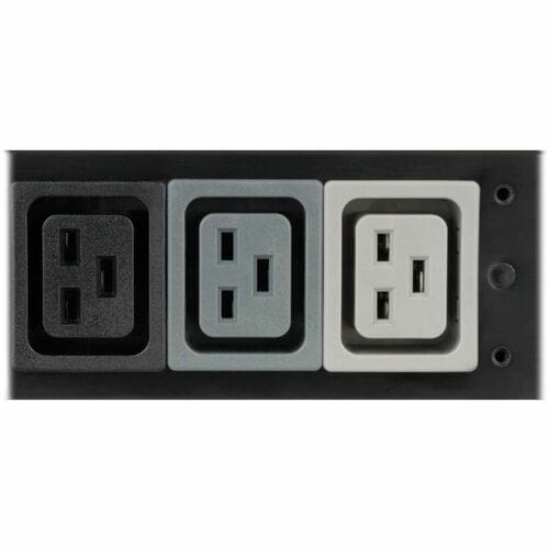 Eaton Tripp Lite Series 8.6kW 208/120V Three-Phase Basic PDU - 48 Outlets (36 C13, 6 C19, 6 5-15/20R), L21-30P Input, 6 ft. Cord, 70 in. 0U Rack - - PDU3V6L2130 - Image 4