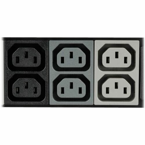 Eaton Tripp Lite Series 8.6kW 208/120V Three-Phase Basic PDU - 48 Outlets (36 C13, 6 C19, 6 5-15/20R), L21-30P Input, 6 ft. Cord, 70 in. 0U Rack - - PDU3V6L2130 - Image 5