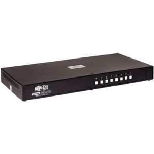 Tripp Lite by Eaton Secure KVM Switch, 8-Port, Single-Monitor, DisplayPort, 4K, NIAP PP3.0, Audio, CAC, TAA - 8 Computer(s) - 1 Local User(s) - 3840 x 2160 - - B002A-DP1AC8