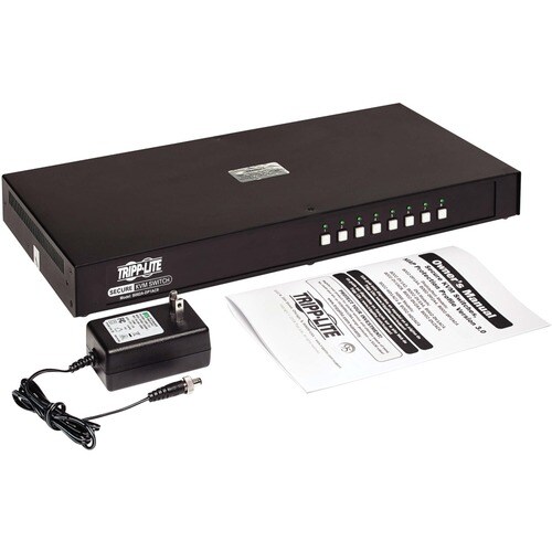 Tripp Lite by Eaton Secure KVM Switch, 8-Port, Single-Monitor, DisplayPort, 4K, NIAP PP3.0, Audio, CAC, TAA - 8 Computer(s) - 1 Local User(s) - 3840 x 2160 - - B002A-DP1AC8 - Image 6