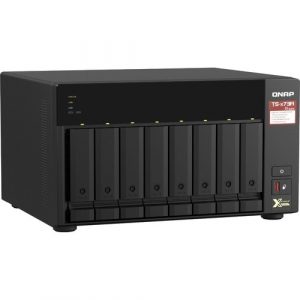 8-BAY NAS/ISCSI AMD RYZEN V1000 2X M.2NVME PCIE GEN3 2X 2.5GBE LAN - TS-873A-8G-US