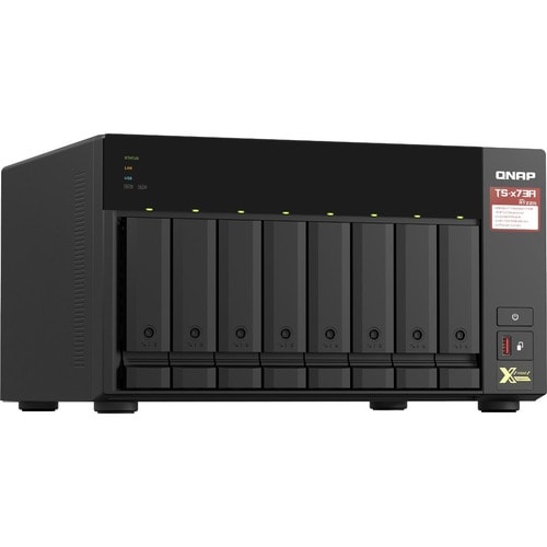 8-BAY NAS/ISCSI AMD RYZEN V1000 2X M.2NVME PCIE GEN3 2X 2.5GBE LAN - TS-873A-8G-US - Image 5