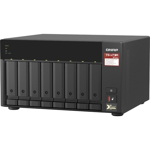 8-BAY NAS/ISCSI AMD RYZEN V1000 2X M.2NVME PCIE GEN3 2X 2.5GBE LAN - TS-873A-8G-US - Image 6