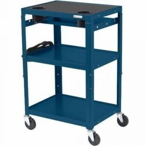 Bretford MOBILE INSTRUCTOR CART CABINET 6OUT ELECTRICAL TOPAZ MICC6-TZ