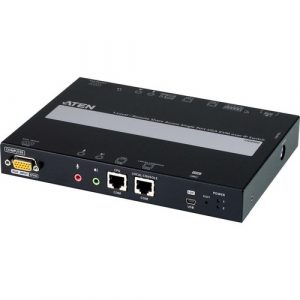 ATEN 1-Local/Remote Share Access Single Port VGA KVM over IP Switch - 1 Computer(s) - 1 Local User(s) - 1 Remote User(s) - 1920 x 1200 - 2 - CN9000