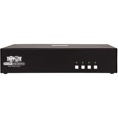 Tripp Lite by Eaton 4-Port Dual-Monitor Secure KVM Switch, HDMI, 4K, NIAP PP3.0, Audio, TAA - 4 Computer(s) - 1 Local User(s) - 3840 x 2160 - 6 - B002A-UH2A4 - Image 2