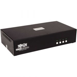 Tripp Lite by Eaton 4-Port Dual-Monitor Secure KVM Switch, HDMI, 4K, NIAP PP3.0, Audio, TAA - 4 Computer(s) - 1 Local User(s) - 3840 x 2160 - 6 - B002A-UH2A4
