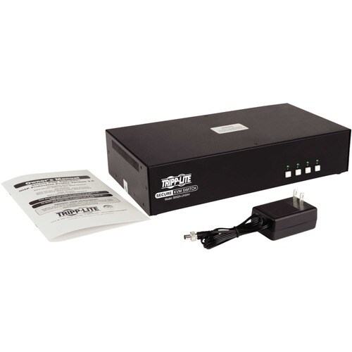 Tripp Lite by Eaton 4-Port Dual-Monitor Secure KVM Switch, HDMI, 4K, NIAP PP3.0, Audio, TAA - 4 Computer(s) - 1 Local User(s) - 3840 x 2160 - 6 - B002A-UH2A4 - Image 7