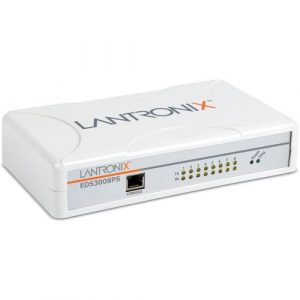 Lantronix EDS EDS3008PS Device Server - New - 512 MB - Twisted Pair - 1 x Network (RJ-45) - 8 - 10/100/1000Base-T - Gigabit Ethernet - Desktop, Wall - EDS3008PS1NS