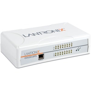 Lantronix EDS 3000PS SECURE SERIAL DEVICE SERVER 16PORT SERIAL 1GBE ENET EDS3016PS1NS