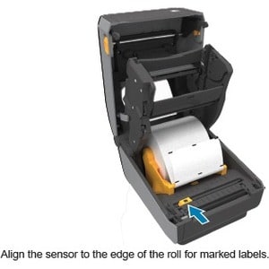 Zebra ZD421c Desktop Thermal Transfer Printer - Monochrome - Label/Receipt Print - USB - USB Host - Bluetooth - Wireless LAN - Near Field Communication (NFC) - US - ZD4A042-C01W01EZ - Image 6
