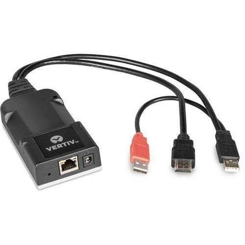 Vertiv Avocent HMX 6150T |High Performance KVM Transmitter |HDMI (HMX6150T-HDMI) - High Performance KVM Extender | IP-Based KVM Transmitter | DisplayPort | HDMI | USB 2.0 | HD - HMX6150T-HDMI
