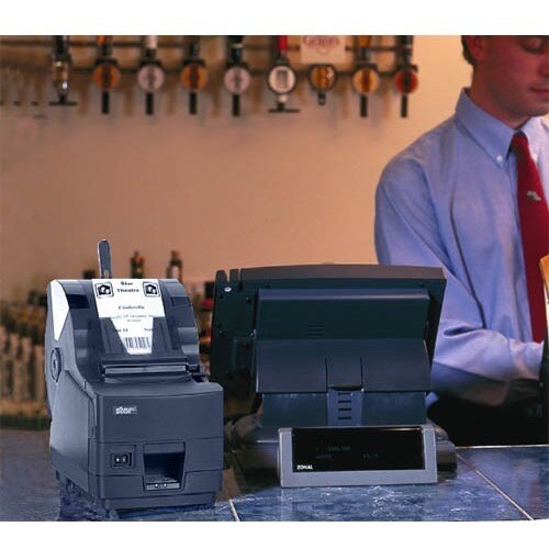 Star Micronics TSP1000, Thermal, USB, Putty, 80mm Paper Width, Large Roll Capacity, Slip Stacker - Cutter, External Power Supply Needed, Large Roll Capacity, Slip Stacker, Putty Color - - 39462401 - Image 4