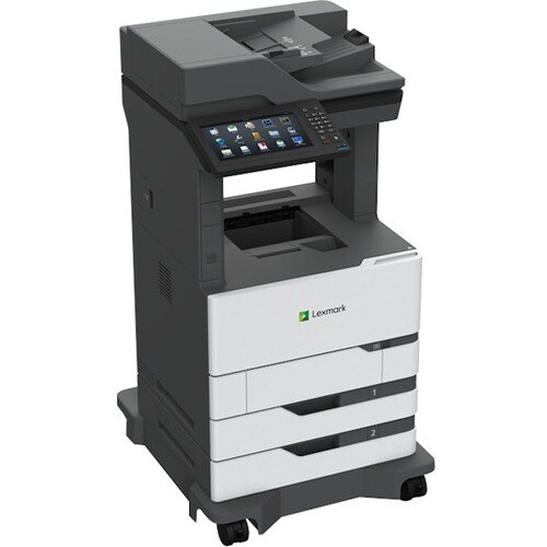 Lexmark MX822adxe Laser Multifunction Printer – Monochrome – TAA Compliant – Copier/Fax/Printer/Scanner – 55 ppm Mono Print – 2400 x 600 dpi Print – Automatic Duplex Print – - 25BT601