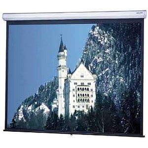 Da-Lite Model C 136" Manual Projection Screen - 1:1 - High Contrast Matte White - 96" Height x 96" Width - 1.1 Gain - Wall Mount, Ceiling Mount - 93219