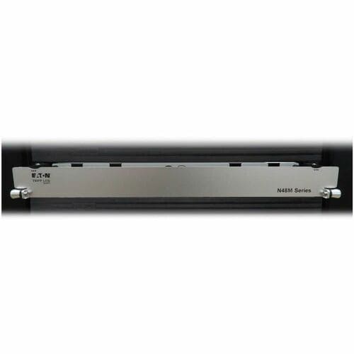 Eaton Tripp Lite Series Preloaded Fiber Panel, 1U - 2x (3x8F MTP/MPO-PC F/F) 24F Trunk Cables, OM4 Multimode, 20 m (65.6 ft.) - 1U High - Aqua, Black - N48M-2M3X8M-20 - Image 6